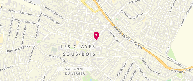 Plan de BATAILLE Dominique, 18 Rue Maurice Jouet, 78340 Les Clayes-sous-Bois