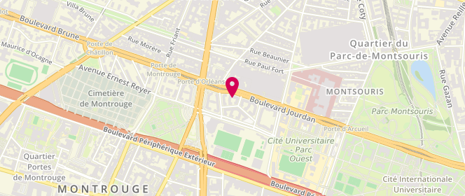 Plan de Boucherie Sofia, 111 Boulevard Jourdan, 75014 Paris