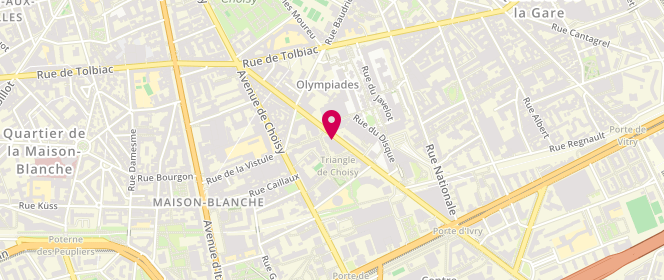 Plan de Traiteur d'Ivry, 73 avenue d'Ivry, 75013 Paris