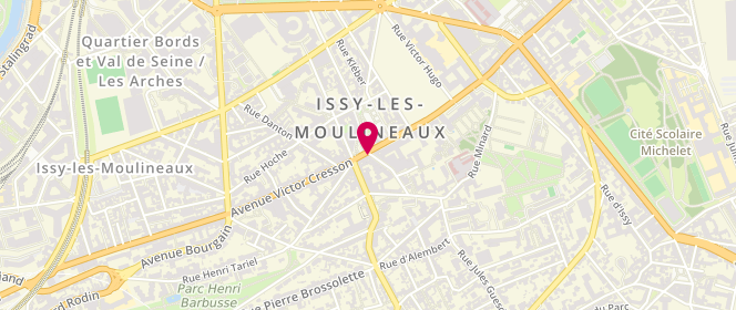 Plan de Boucherie Maison RAUX, 2 avenue Jean Jaurès, 92130 Issy-les-Moulineaux