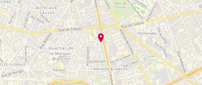 Plan de BELMOUDEN Mohamed, 106 Avenue D&#039;Italie, 75013 Paris