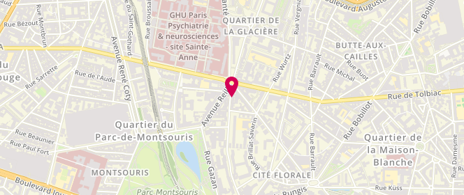 Plan de Boucherie du Plaisir, 7 Rue de l'Amiral Mouchez, 75013 Paris
