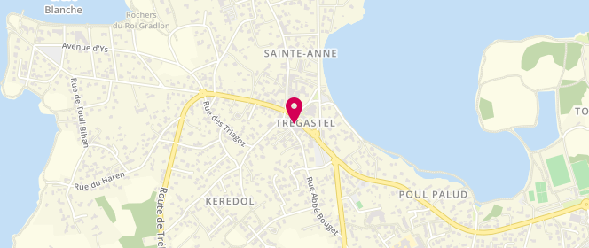 Plan de Boucherie Sainte Anne, 13 Place Sainte Anne, 22730 Trégastel