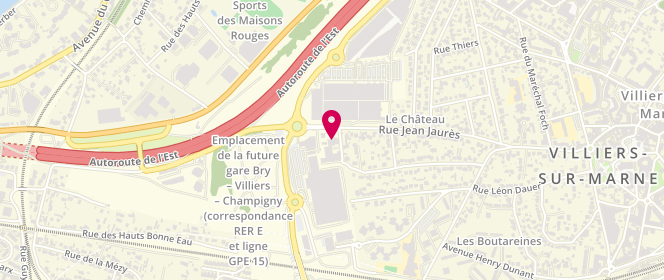 Plan de Divial, 38 Rue Jean Jaurès, 94350 Villiers-sur-Marne