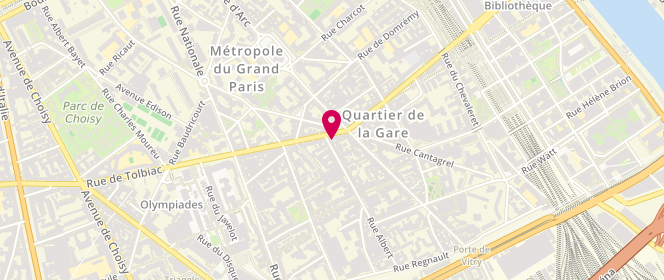 Plan de NIVOT Eric, 53 Rue de Tolbiac, 75013 Paris