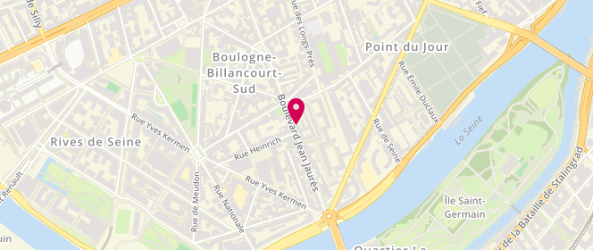 Plan de Boucherie Antoine, 247 Boulevard Jean Jaurès, 92100 Boulogne-Billancourt