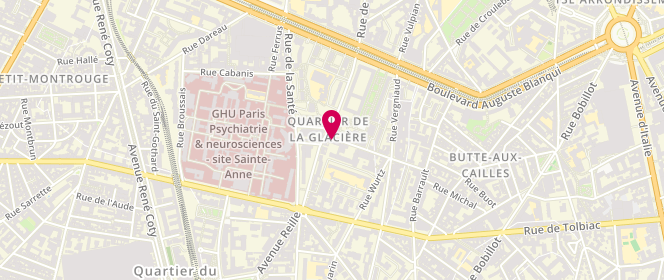 Plan de Boucherie Daviel 100% halal, 39 Rue Daviel, 75013 Paris
