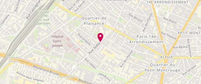 Plan de Boucherie limousine, 85 Rue Didot, 75014 Paris