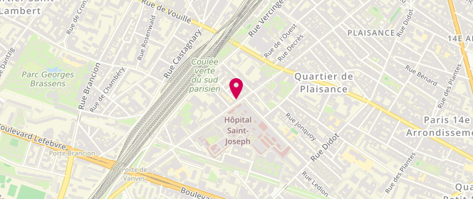 Plan de Agharass, 156 Rue Raymond Losserand, 75014 Paris