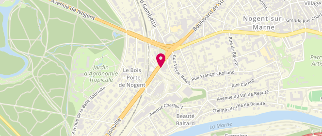 Plan de Boucherie du Baltard, 5 avenue de Joinville, 94130 Nogent-sur-Marne