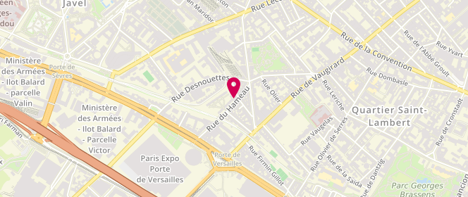 Plan de Boucherie au Hameau D’Alex, 12 Rue du Hameau, 75015 Paris