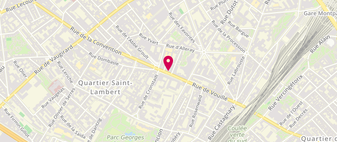 Plan de Boucherie Breton, 7 Rue de Vouille, 75015 Paris