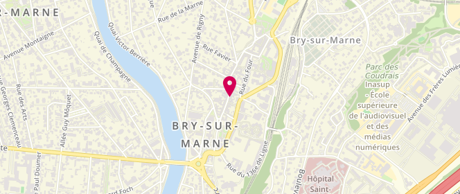 Plan de Boucherie Moro, 28 grande Rue Charles de Gaulle, 94360 Bry-sur-Marne