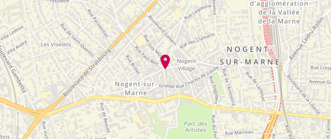 Plan de Boucherie du Marché, 40 Rue des Héros Nogentais, 94130 Nogent-sur-Marne