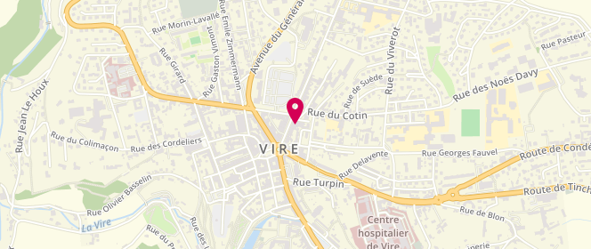 Plan de Côte & Coeur, 18 Rue André Halbout, 14500 Vire