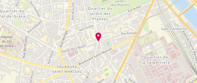 Plan de Maison Anjard, 47 Rue Poliveau, 75005 Paris