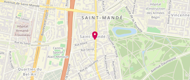 Plan de Boucherie de la Poste, 70 avenue du Général de Gaulle, 94160 Saint-Mandé