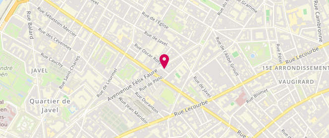 Plan de Boucherie Leboeuf, 37 avenue Félix Faure, 75015 Paris