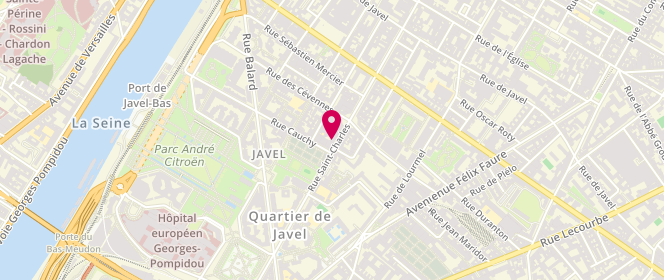 Plan de Boucherie Kachour, 168 Rue Saint Charles, 75015 Paris