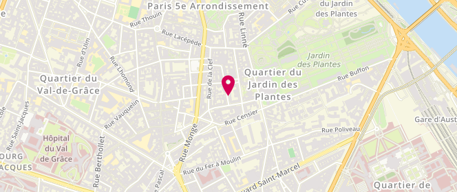 Plan de Boucherie Halal Limouri, 6 Rue Larrey, 75005 Paris