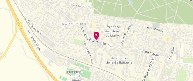 Plan de Boucherie Gabard, 2 Rue André le Bourblanc, 78590 Noisy-le-Roi