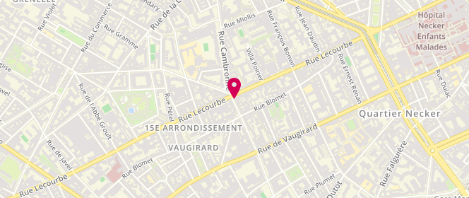Plan de Joly Traiteur Paris 15, 89 Rue Cambronne, 75015 Paris