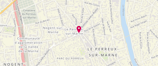 Plan de GUEMAS Vincent - la boucherie du Parc, 1 Rue de la Station, 94170 Le Perreux-sur-Marne