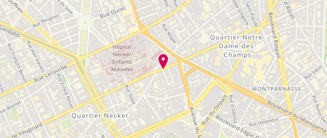 Plan de Charcuterie Billon, 125 Rue de Vaugirard, 75015 Paris