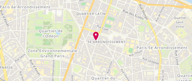 Plan de Cremerie Sainte Hyacinthe, 198 Rue Saint-Jacques, 75005 Paris