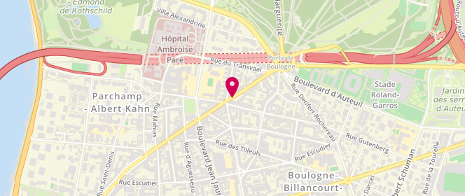 Plan de Boucherie André, 25 avenue Jean Baptiste Clément, 92100 Boulogne-Billancourt