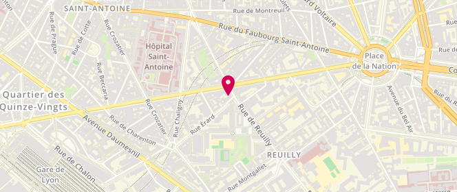 Plan de Boucherie des Deux Frères, 31 Rue Erard, 75012 Paris
