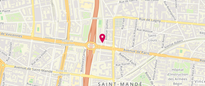 Plan de La Boucherie Gourmet, 188 avenue Gallieni, 94160 Saint-Mandé