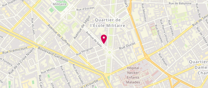 Plan de Boucherie Donne Place Breteuil, 41 avenue de Saxe, 75007 Paris
