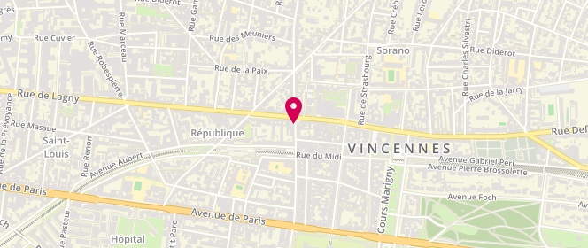 Plan de Boucherie du Commerce, 25 Rue de Montreuil, 94300 Vincennes