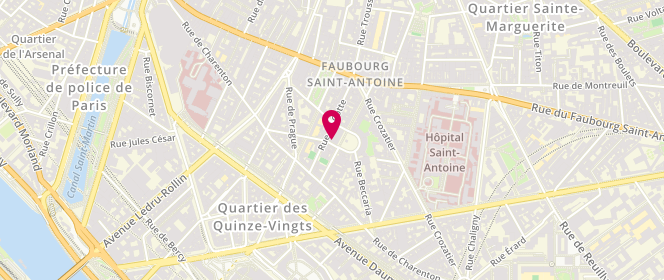 Plan de Boucherie Patrick HAYEE, place d'Aligre, 75012 Paris