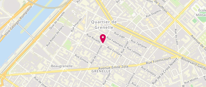 Plan de Boucherie Chez Laurent, 23 Rue de Lourmel, 75015 Paris