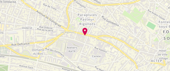 Plan de Boucherie Rublon, 103 Rue Dalayrac, 94120 Fontenay-sous-Bois