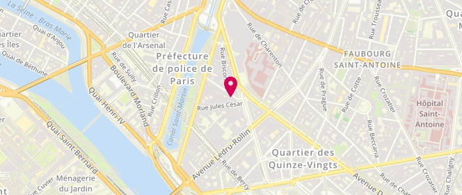 Plan de Boucherie Yvon, 16 Rue Lacuée, 75012 Paris