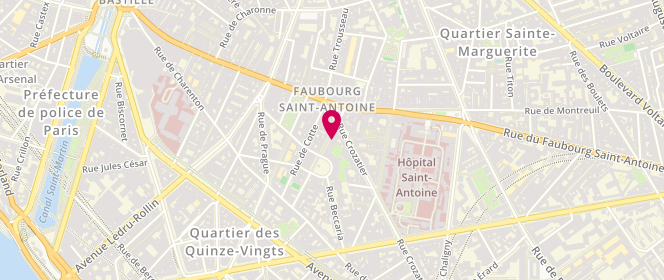Plan de Boucherie Rabah, 24 Rue d'Aligre, 75012 Paris