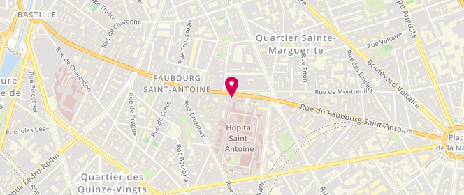 Plan de Délices Viandes, 172 Rue du Faubourg Saint-Antoine, 75012 Paris