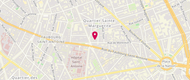 Plan de Boucherie des Artisans, 21 Rue de Montreuil, 75011 Paris