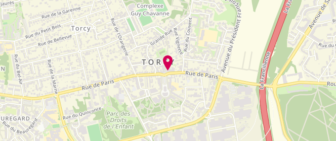 Plan de Boucherie du centre, 30 Rue de Paris, 77200 Torcy