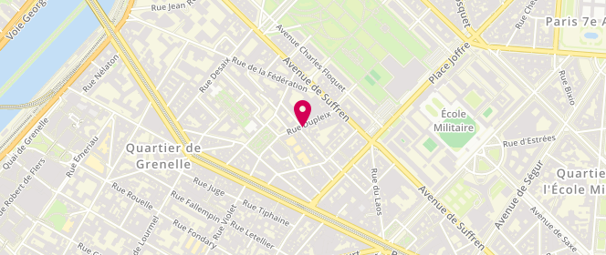 Plan de Boucherie Dupleix, 17 Rue Dupleix, 75015 Paris