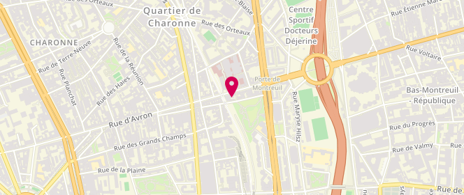 Plan de La Ferme d'Afrique, 126 Rue D&#039;Avron, 75020 Paris