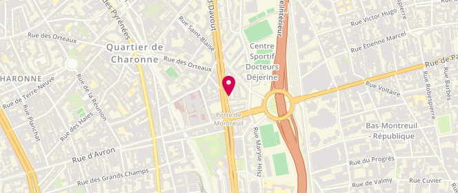 Plan de Maison du boucher, 78 Boulevard Davout, 75020 Paris