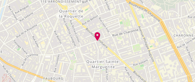Plan de T.B.S, 106 Rue de Charonne, 75011 Paris