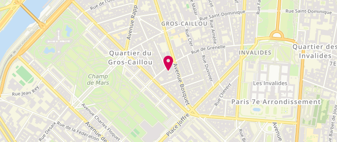 Plan de GRIMAL Olivier, 187 Rue de Grenelle, 75007 Paris