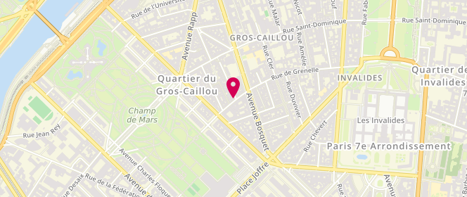 Plan de Le Bourdonnec, 208 Bis Rue de Grenelle, 75007 Paris
