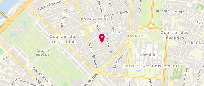 Plan de La Maison du Jambon, 34 Rue Cler, 75007 Paris