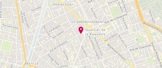 Plan de Roquette Paris Viandes, 116 Rue de la Roquette, 75011 Paris